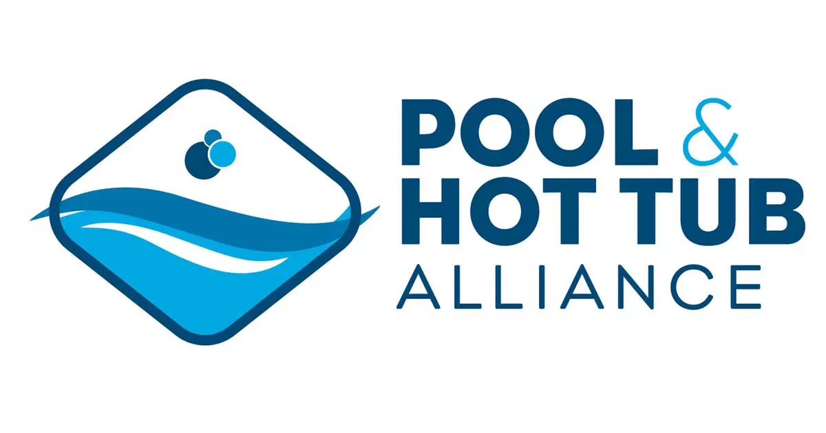 A logo for the pool 's hot tub alliance.